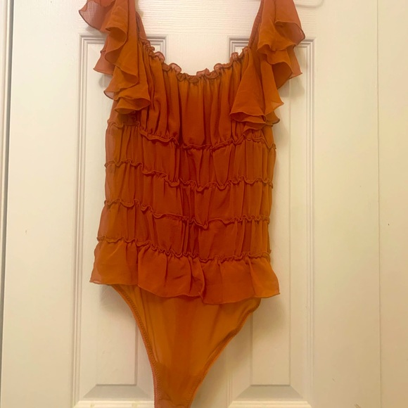 Free People Juliet Bodysuit - Terra Cotta - Picture 2 of 3